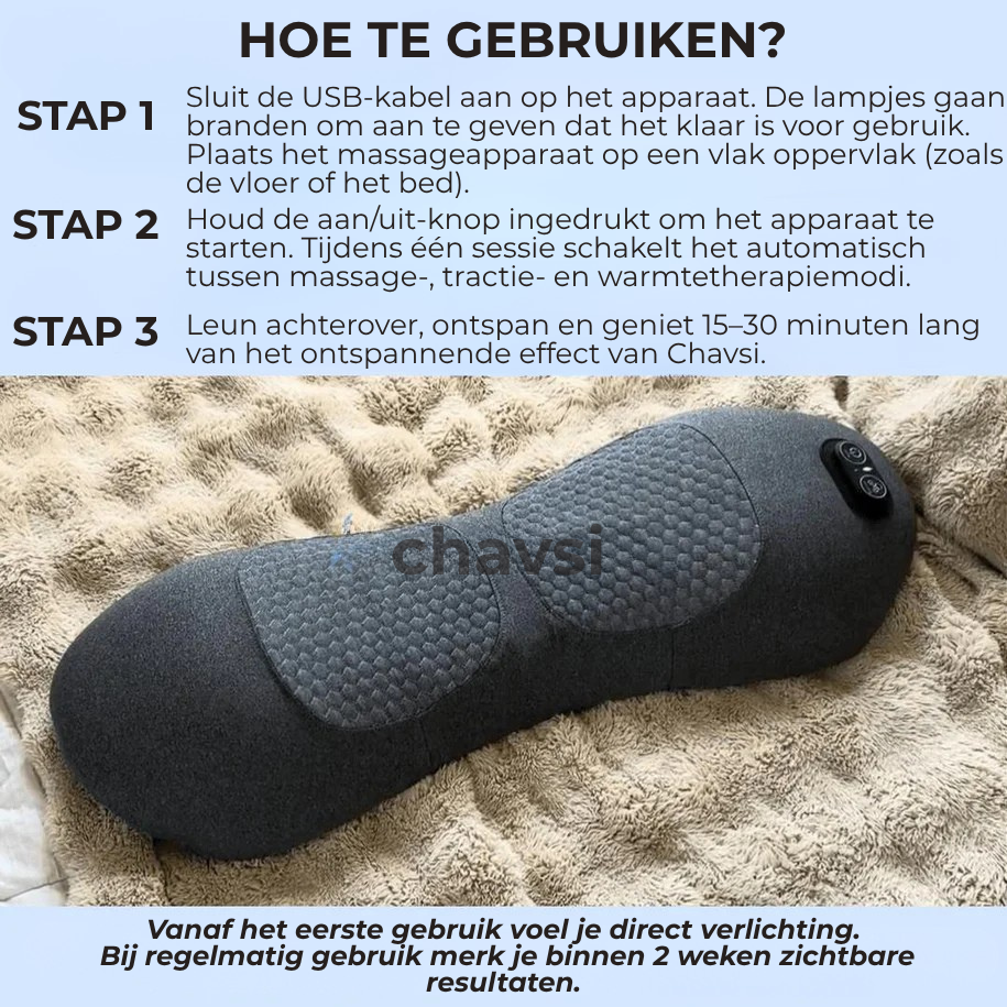 Chavsi – 3-in-1 Massageapparaat