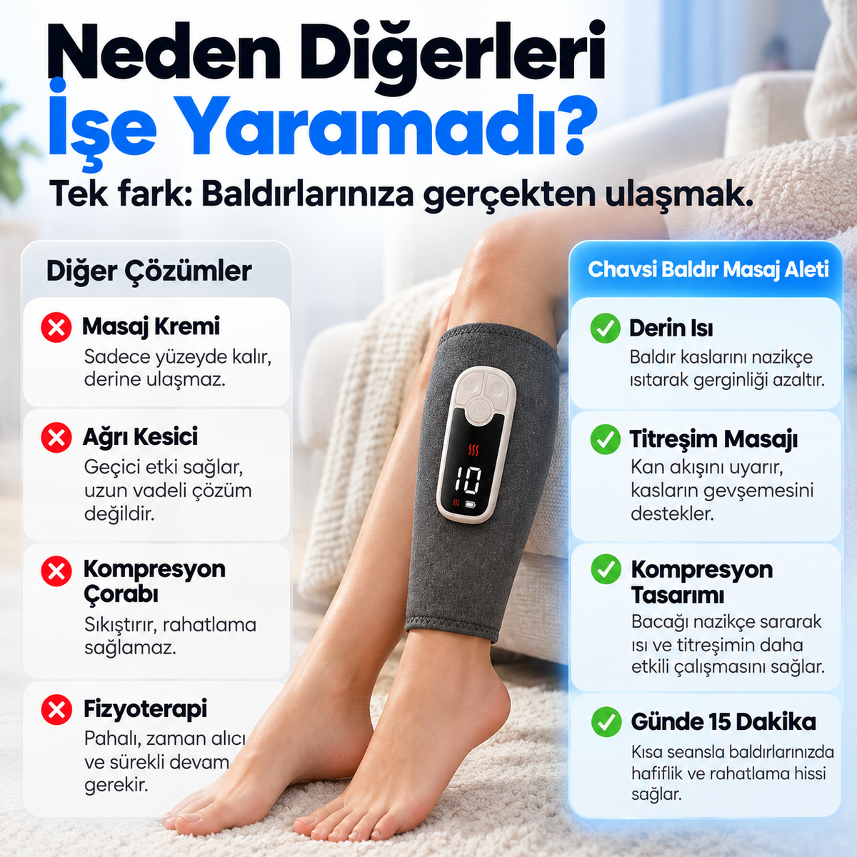 Chavsi – Günde 15 Dakikada Daha Hafif ve Rahat Baldırlar