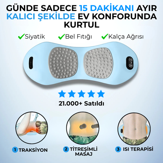 Chavsi - Üç Fonksiyonlu Bel-Sırt Masaj Aleti