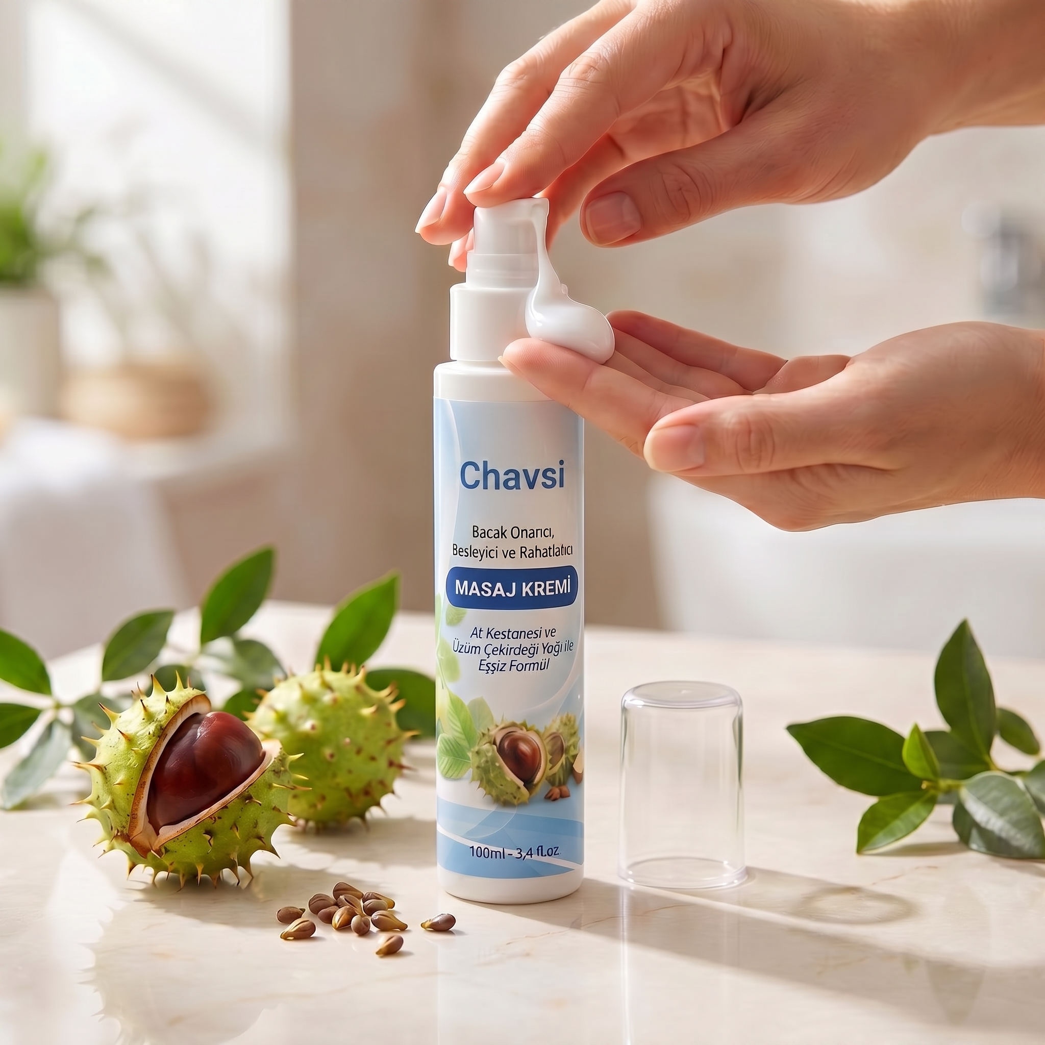 Chavsi - Varis Giderici ve Rahatlatıcı Masaj Kremi