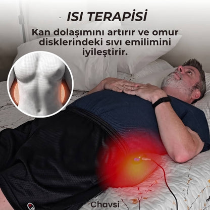 Chavsi - Üç Fonksiyonlu Bel-Sırt Masaj Aleti