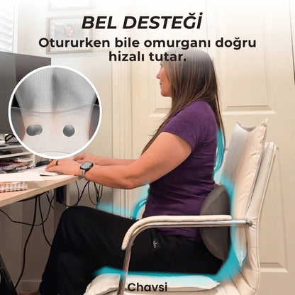 Chavsi - Üç Fonksiyonlu Bel-Sırt Masaj Aleti