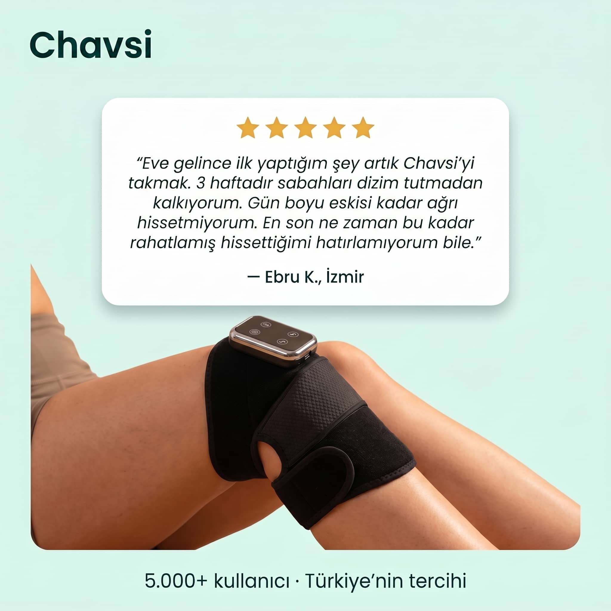 Chavsi - Günde 15 Dakikada Ağrısız Dizler İçin Masaj Aleti